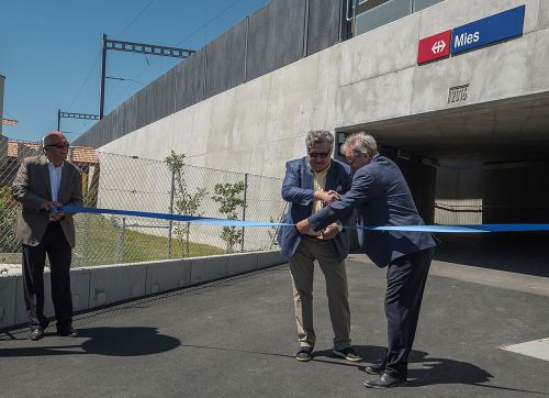 Inauguration de la gare de Mies 2018